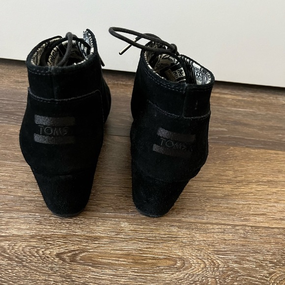 TOMS Boots Womens Wedge Pump Ankle Boots - Picture 4 of 9